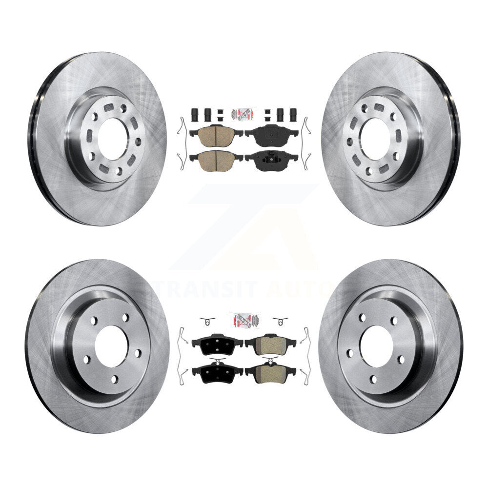 Transit Auto K8A-106633 Disc Brake Kit for 2006-2017 Mazda 5 - Front and Rear product image