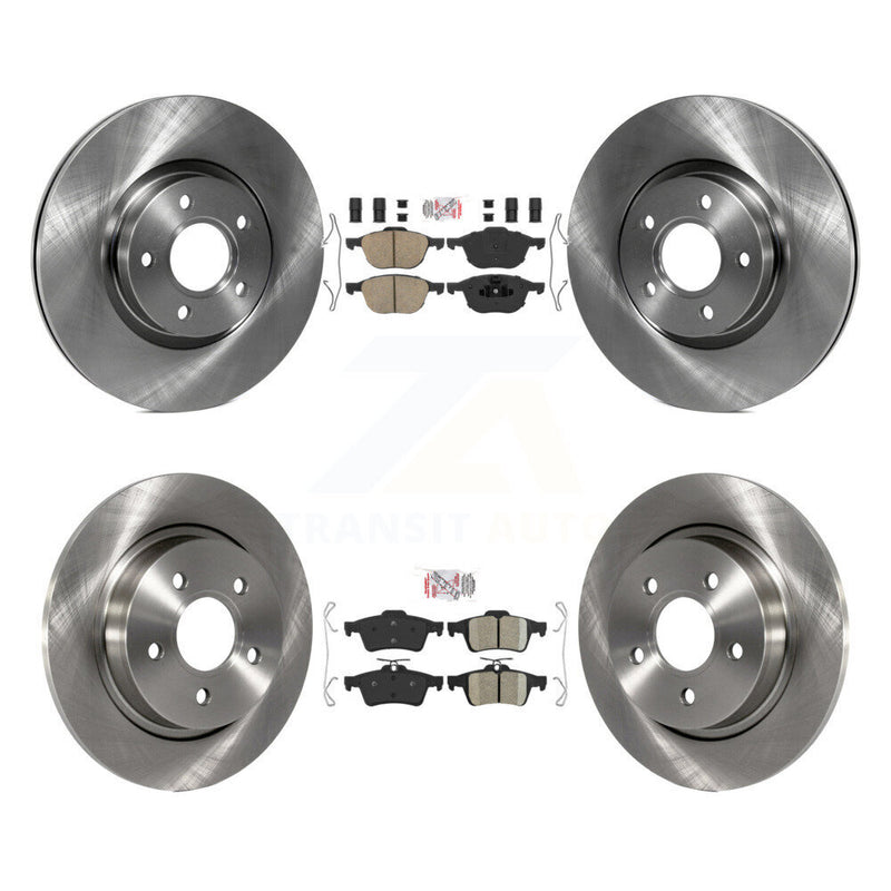 Transit Auto K8A-106650 Disc Brake Kit for 2004-2013 Volvo C30, Volvo C70, Volvo S40 & more - Front and Rear product image