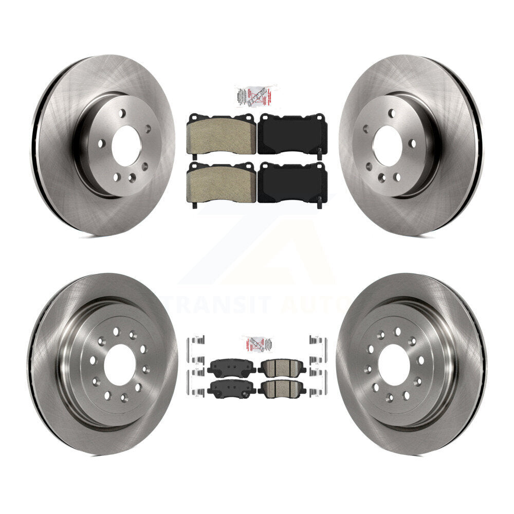 Transit Auto K8A-106710 Disc Brake Kit for 2013-2015 Cadillac ATS - Front and Rear product image