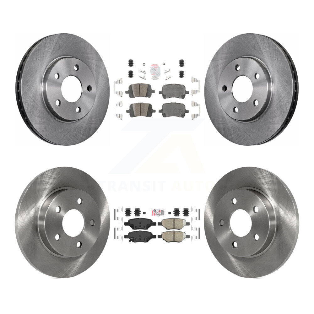 Transit Auto K8A-106716 Disc Brake Kit for 2004-2008 Chevrolet Malibu, Pontiac G6 - Front and Rear product image