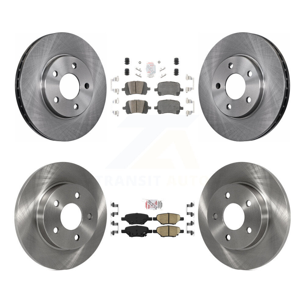 Transit Auto K8A-106717 Disc Brake Kit for 2004-2008 Chevrolet Malibu, Pontiac G6 - Front and Rear product image