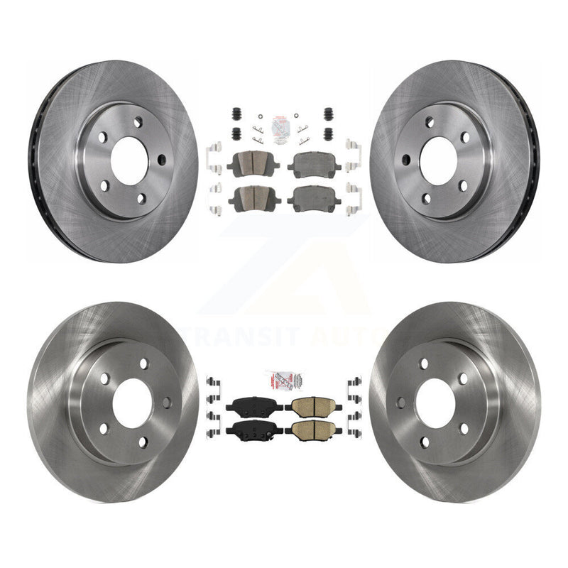 Transit Auto K8A-106717 Disc Brake Kit for 2004-2008 Chevrolet Malibu, Pontiac G6 - Front and Rear product image
