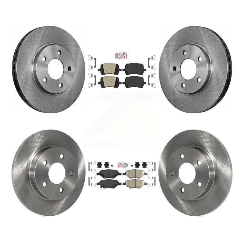 Transit Auto K8A-106718 Disc Brake Kit for 2004-2008 Chevrolet Malibu, Pontiac G6 - Front and Rear product image