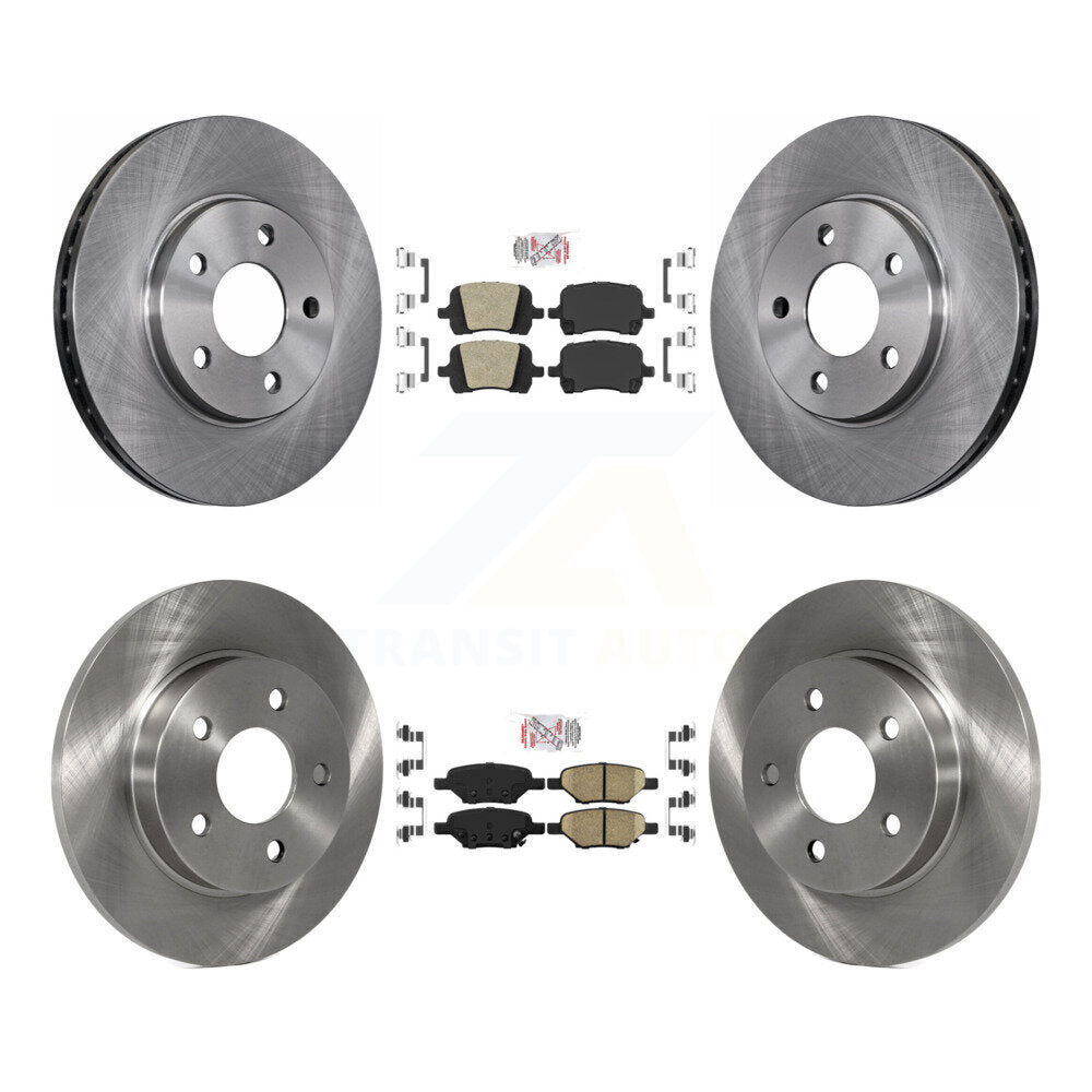 Transit Auto K8A-106719 Disc Brake Kit for 2004-2008 Chevrolet Malibu, Pontiac G6 - Front and Rear product image