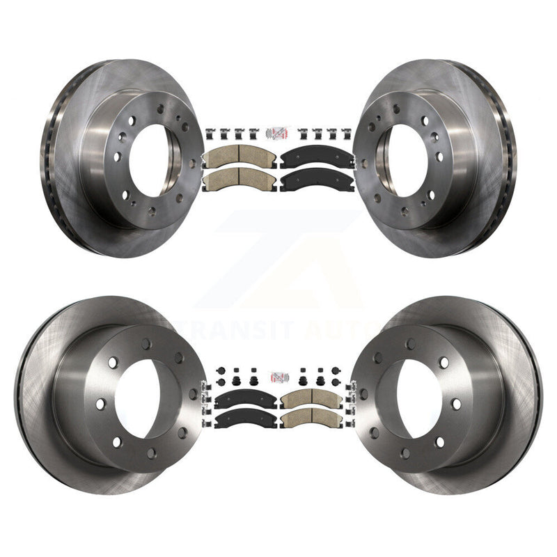Transit Auto K8A-106725 Disc Brake Kit for 2011-2019 Chevrolet Silverado 3500 HD, GMC Sierra 3500 HD - Front and Rear product image