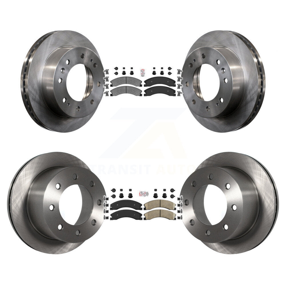 Transit Auto K8A-106728 Disc Brake Kit for 2011-2019 Chevrolet Silverado 3500 HD, GMC Sierra 3500 HD - Front and Rear product image