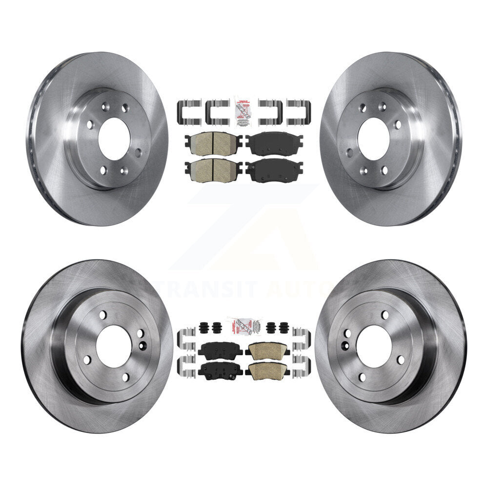 Transit Auto K8A-106768 Disc Brake Kit for 2011 Hyundai Accent - Front and Rear product image