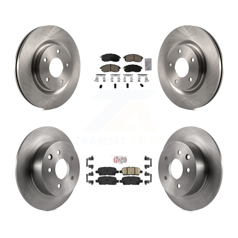 Transit Auto K8A-106776 Disc Brake Kit for 2017-2019 Nissan Sentra - Front and Rear product image