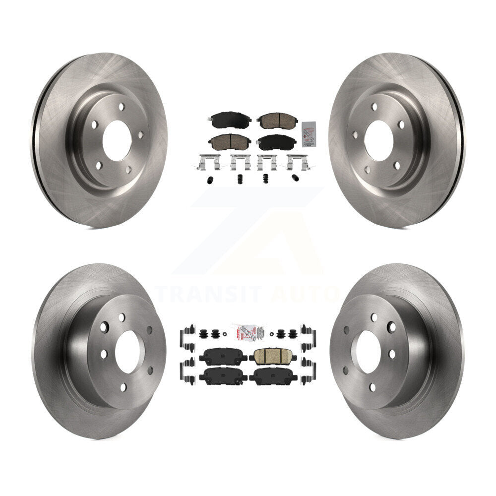Transit Auto K8A-106777 Disc Brake Kit for 2017-2019 Nissan Sentra - Front and Rear product image