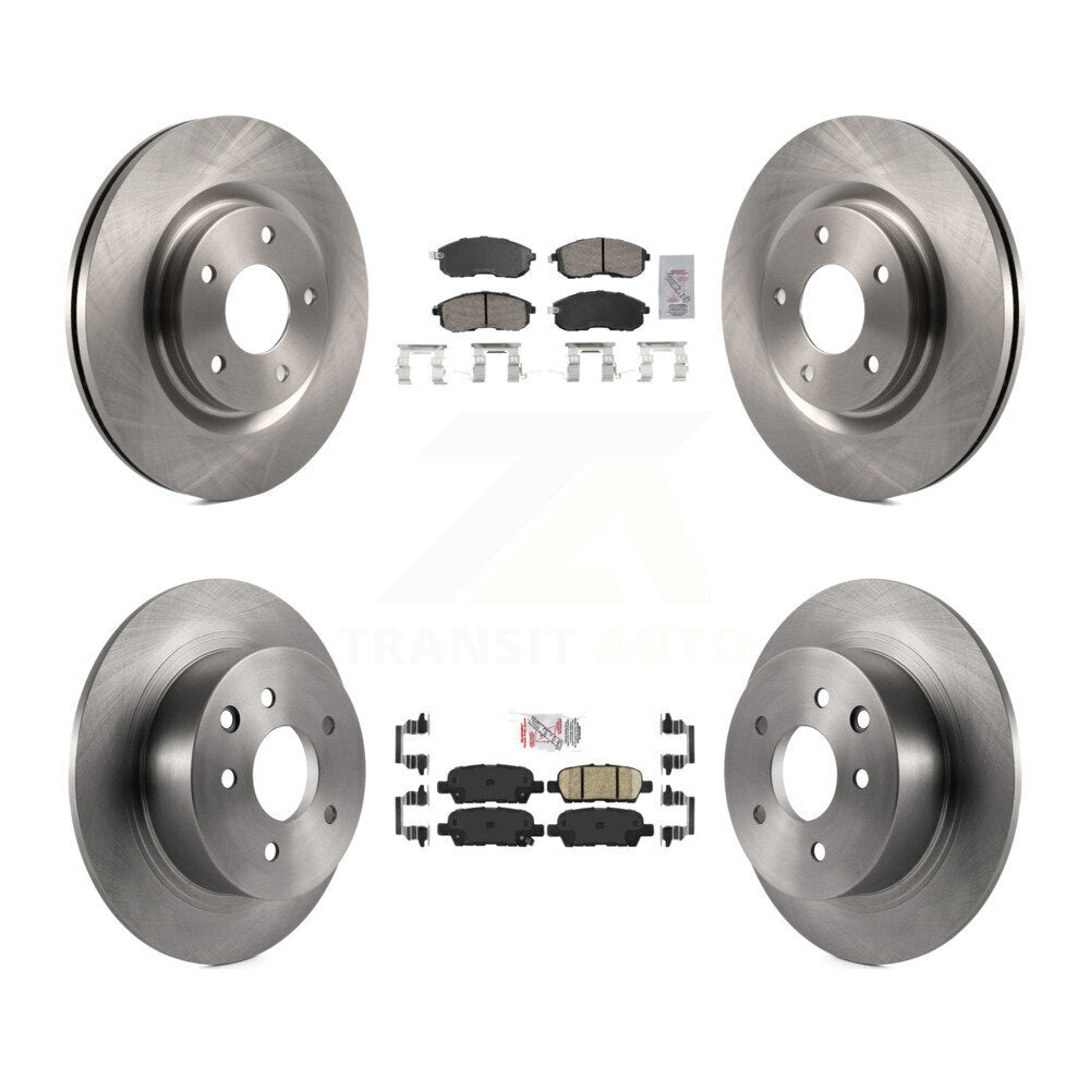 Transit Auto K8A-106778 Disc Brake Kit for 2017-2019 Nissan Sentra - Front and Rear product image