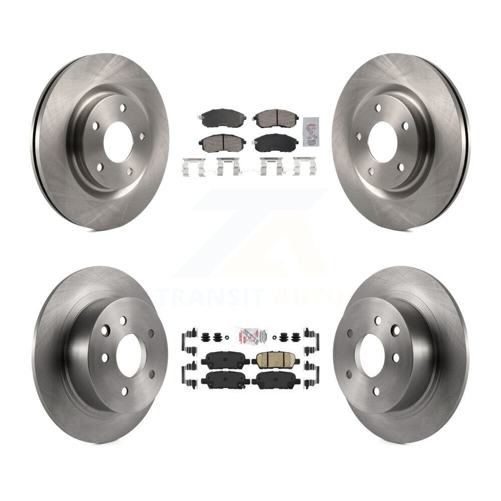 Transit Auto K8A-106779 Disc Brake Kit for 2017-2019 Nissan Sentra - Front and Rear product image