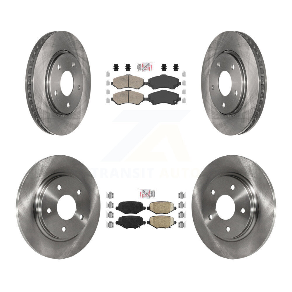 Transit Auto K8A-106841 Disc Brake Kit for 2012-2016 Chrysler Town & Country, Dodge Grand Caravan, Dodge Journey & more - Front and Rear product image