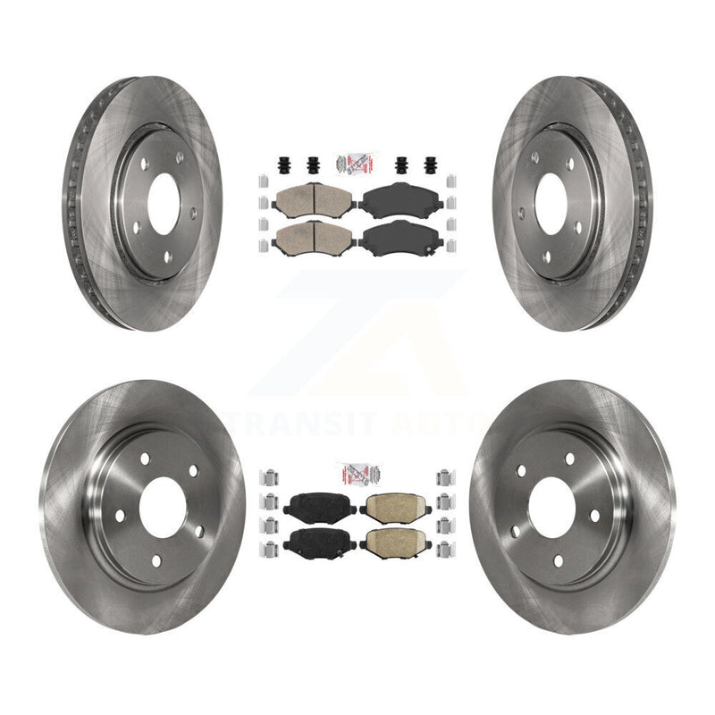Transit Auto K8A-106841 Disc Brake Kit for 2012-2016 Chrysler Town & Country, Dodge Grand Caravan, Dodge Journey & more - Front and Rear product image