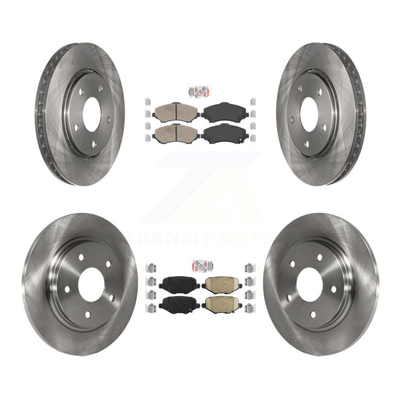 Transit Auto K8A-106843 Disc Brake Kit for 2012-2016 Chrysler Town & Country, Dodge Grand Caravan, Dodge Journey & more - Front and Rear product image