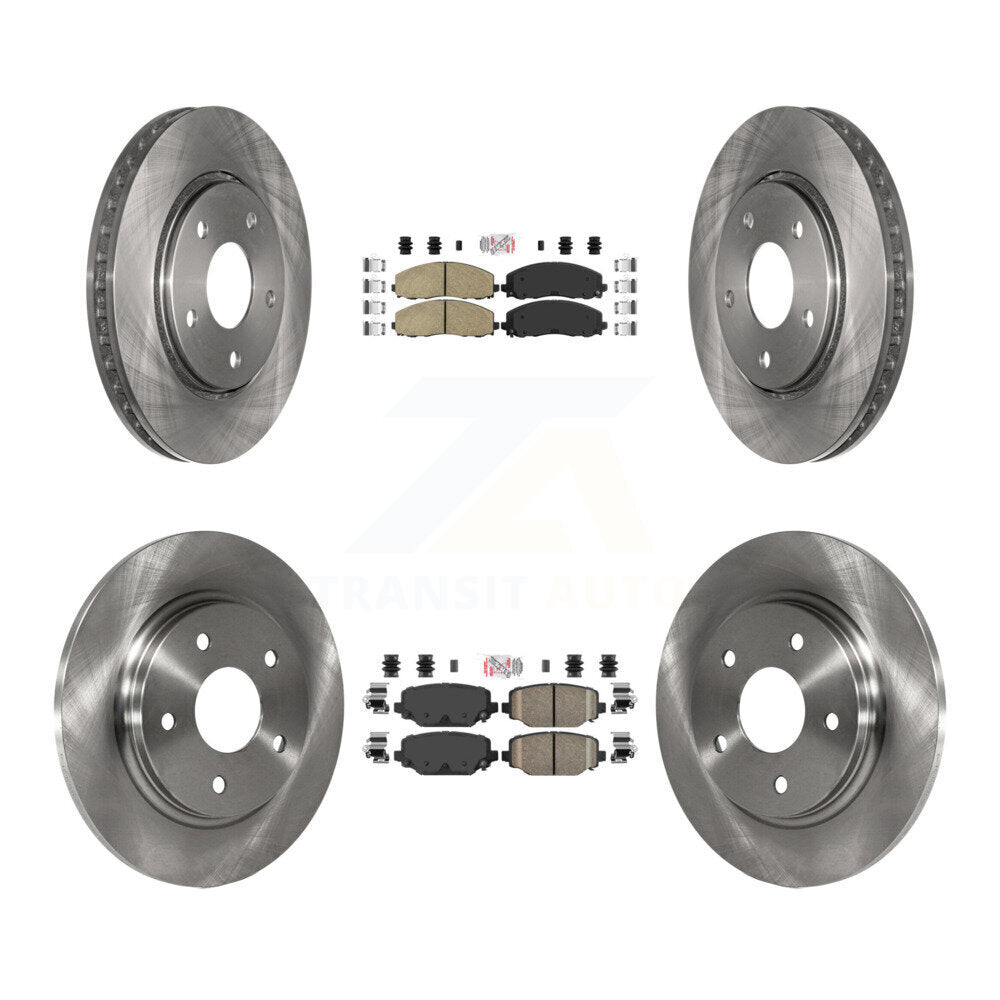 Transit Auto K8A-106844 Disc Brake Kit for 2017-2018 Dodge Grand Caravan - Front and Rear product image