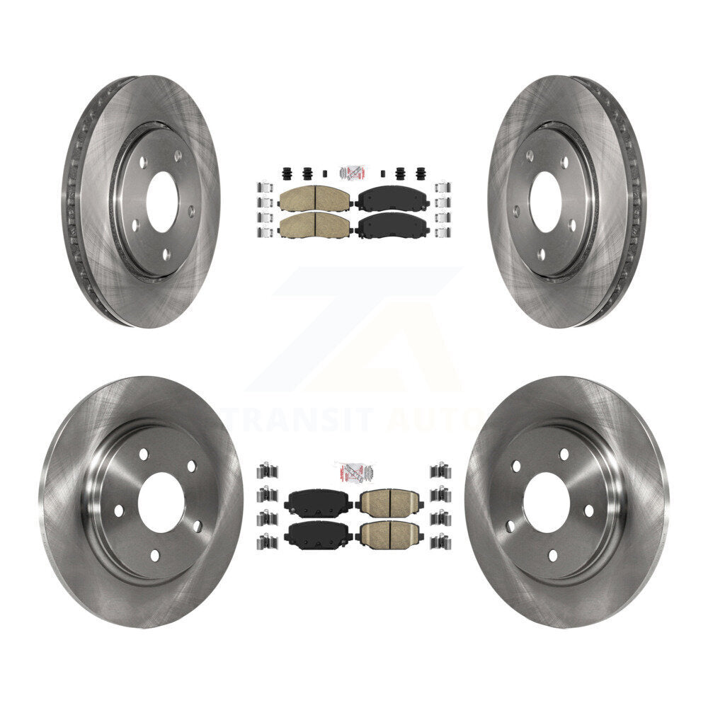 Transit Auto K8A-106845 Disc Brake Kit for 2017-2018 Dodge Grand Caravan - Front and Rear product image