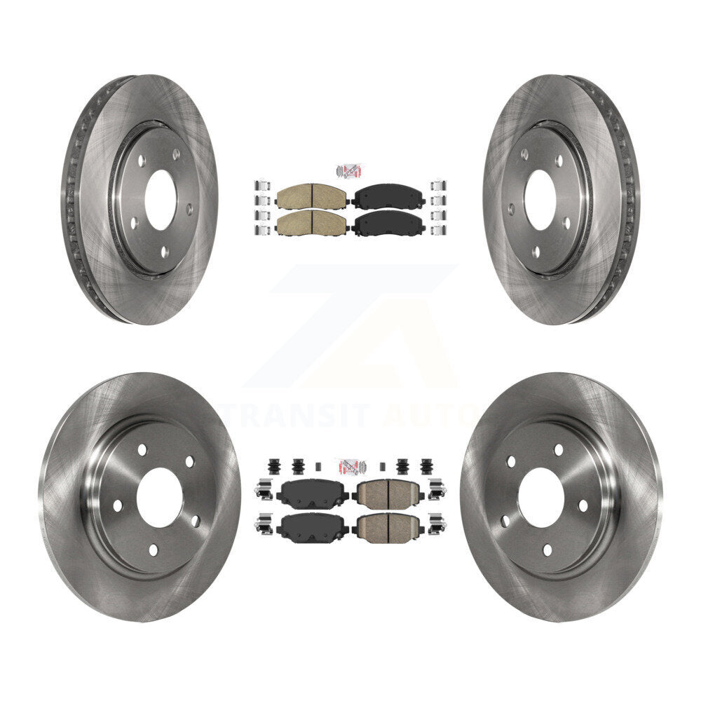 Transit Auto K8A-106846 Disc Brake Kit for 2017-2018 Dodge Grand Caravan - Front and Rear product image