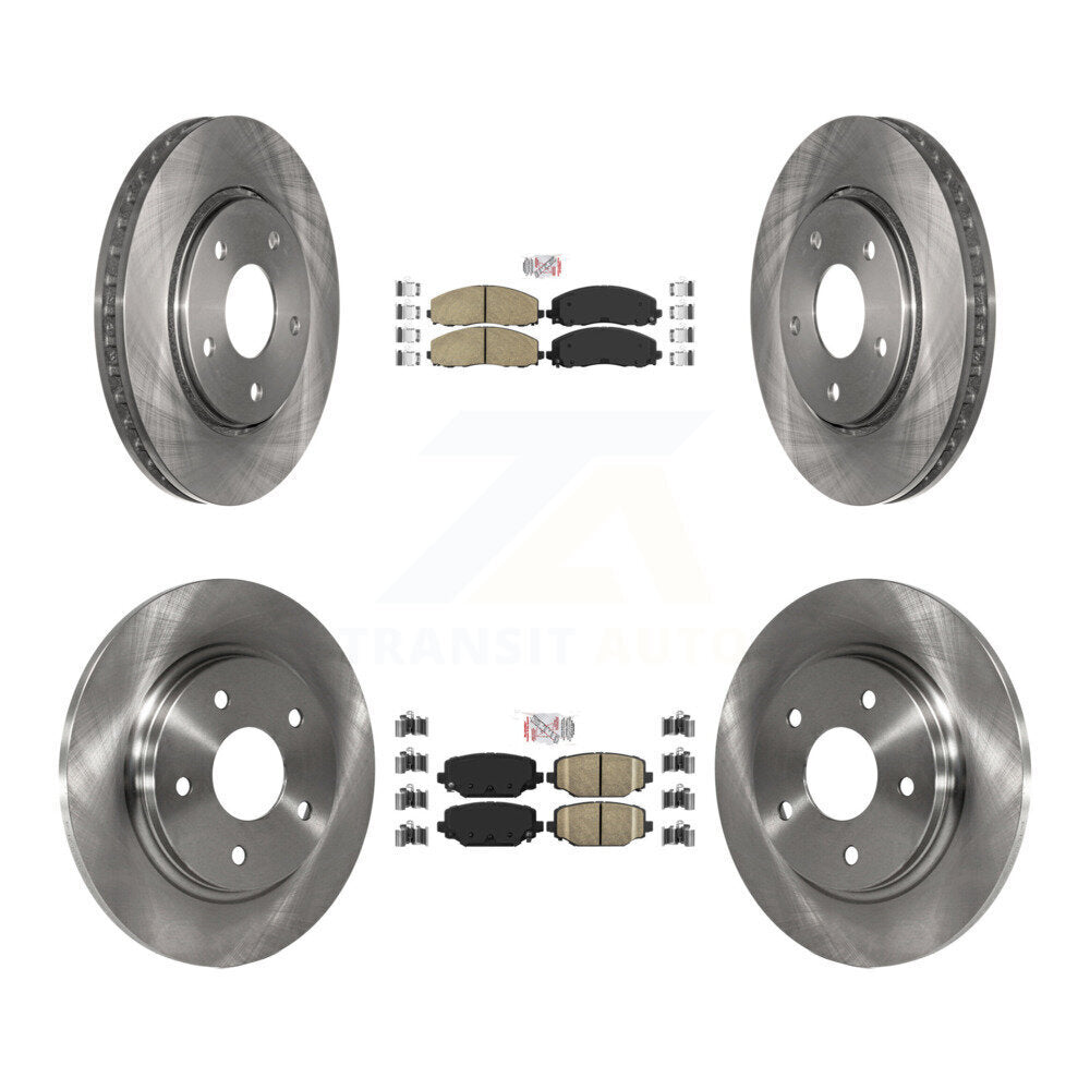 Transit Auto K8A-106847 Disc Brake Kit for 2017-2018 Dodge Grand Caravan - Front and Rear product image
