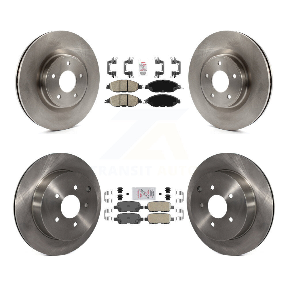Transit Auto K8A-106857 Disc Brake Kit for 2013-2024 Nissan Murano, INFINITI QX60, INFINITI JX35 & more - Front and Rear product image