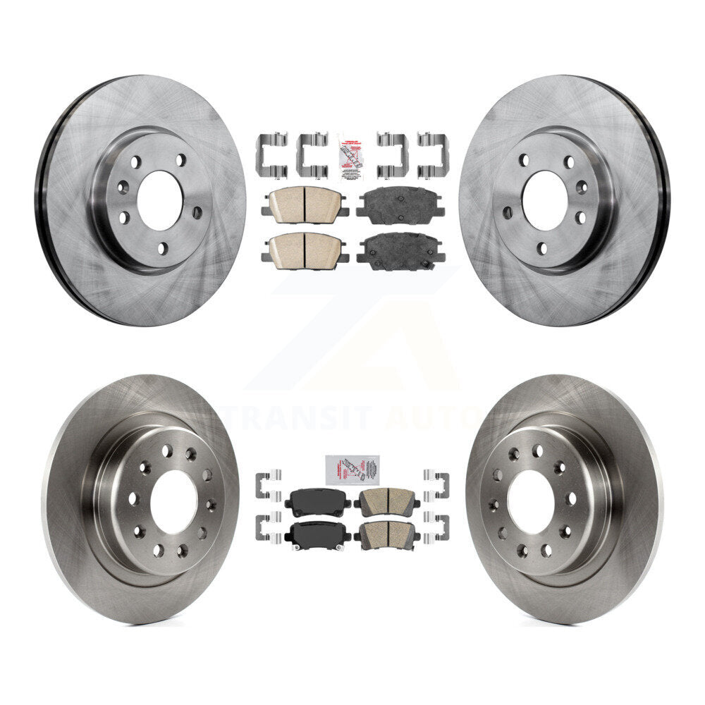 Transit Auto K8A-106888 Disc Brake Kit for 2016 Chevrolet Malibu - Front and Rear product image