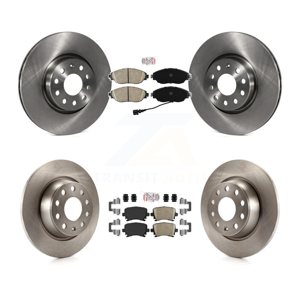Transit Auto K8A-106892 Disc Brake Kit for 2017 Volkswagen CC - Front and Rear product image