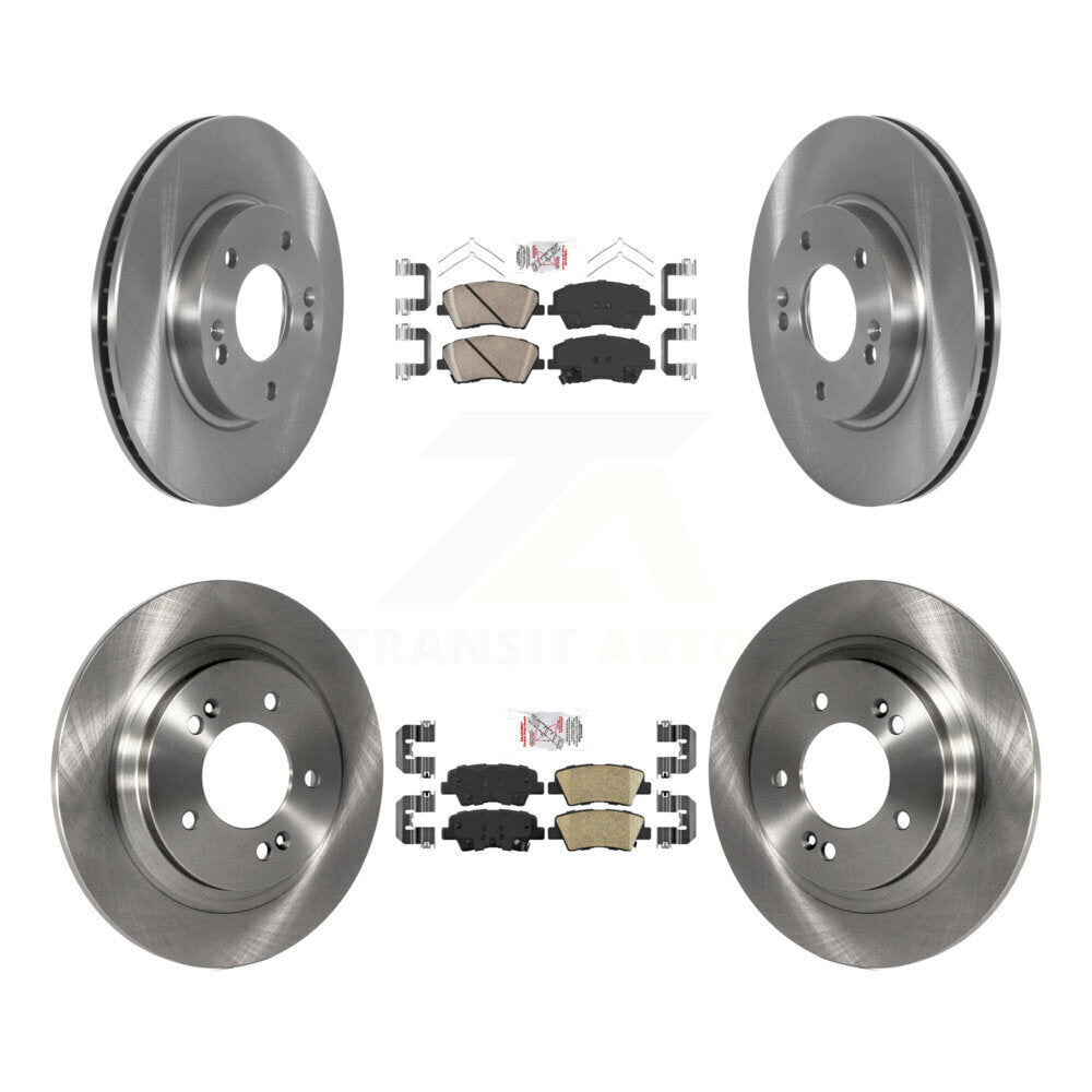 Transit Auto K8A-106909 Disc Brake Kit for 2017-2019 Kia Niro, Hyundai Ioniq - Front and Rear product image