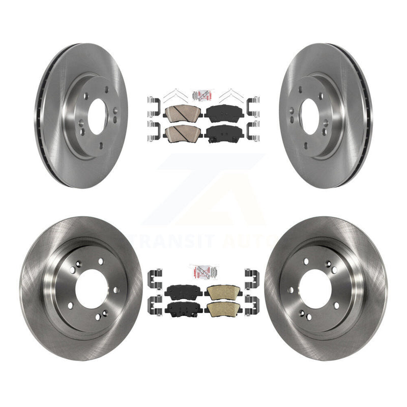 Transit Auto K8A-106909 Disc Brake Kit for 2017-2019 Kia Niro, Hyundai Ioniq - Front and Rear product image