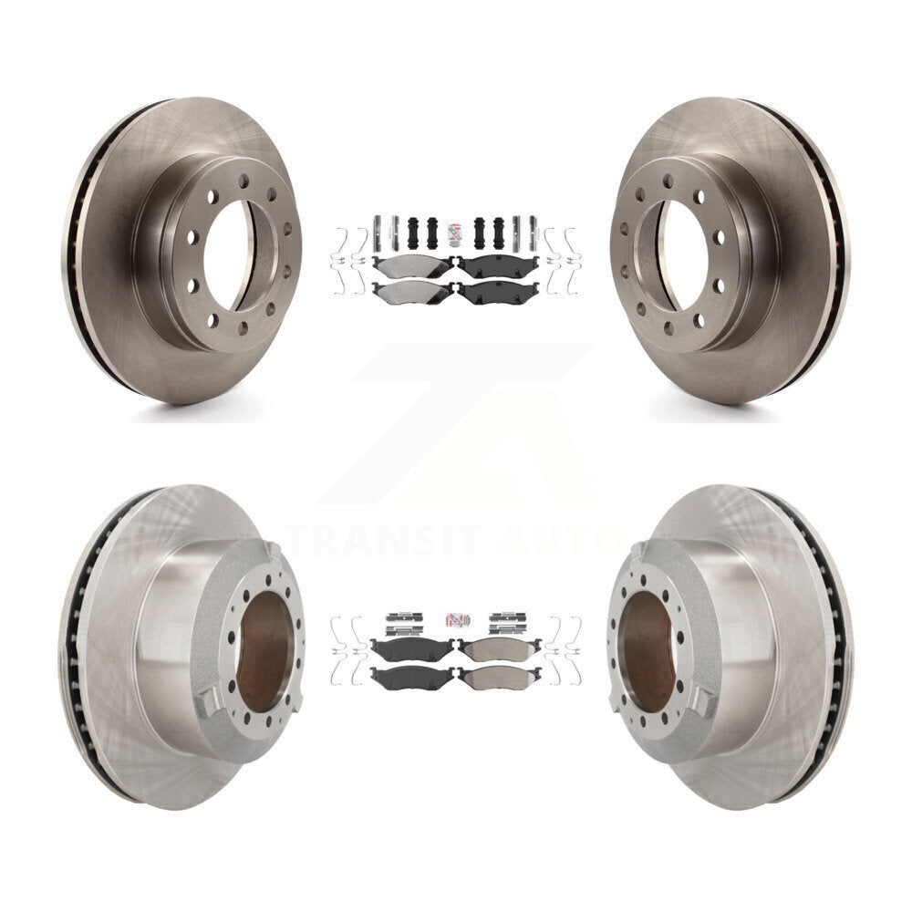 Transit Auto K8A-107140 Disc Brake Kit for 2005-2016 Ford F-450 Super Duty, International CF500, International CF600 & more - Front and Rear product image