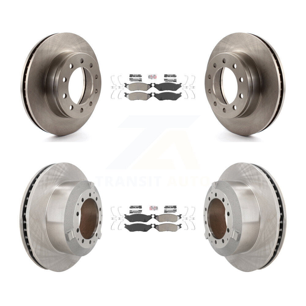Transit Auto K8A-107142 Disc Brake Kit for 2005-2016 Ford F-450 Super Duty, International CF500, International CF600 & more - Front and Rear product image