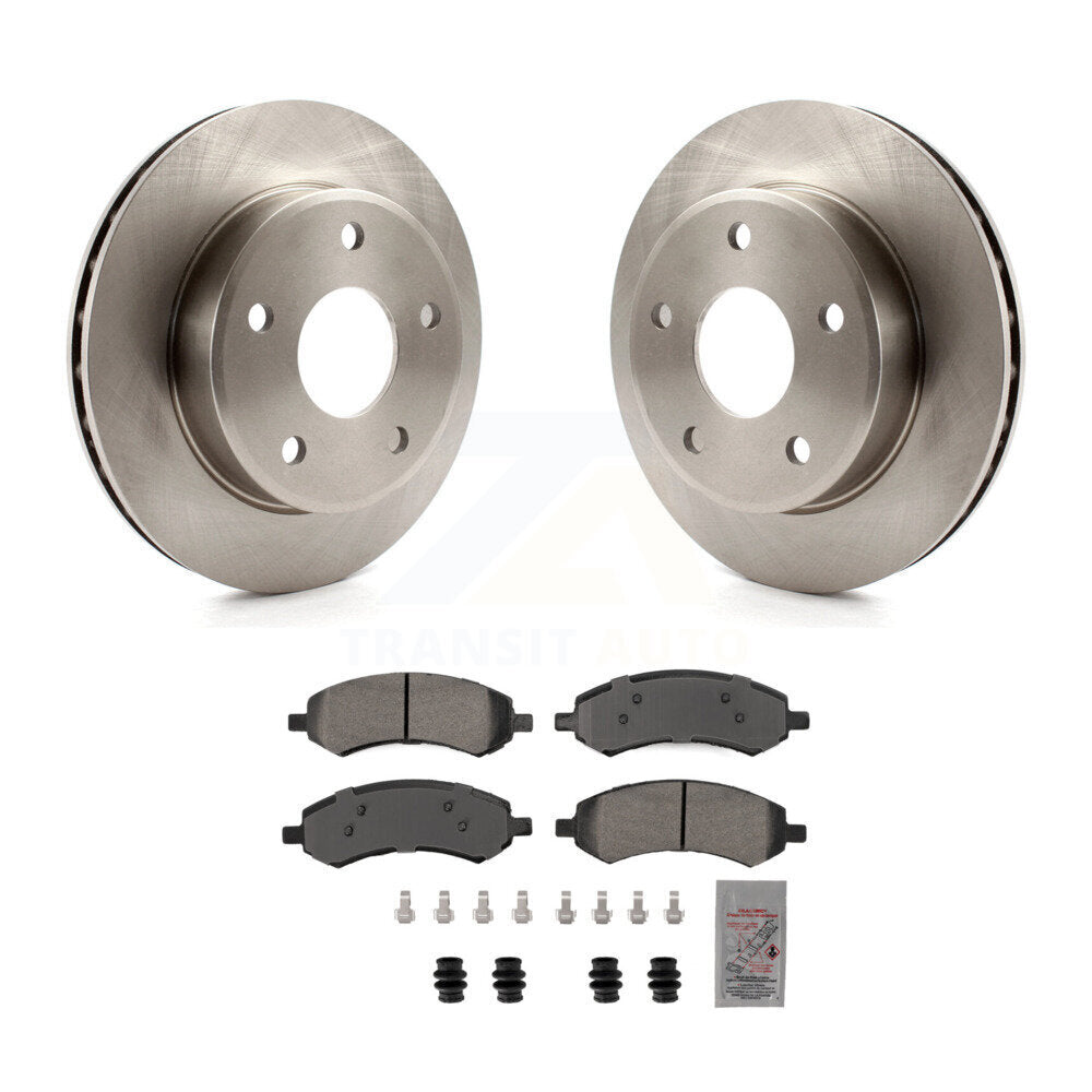 Transit Auto K8A-107223 Disc Brake Kit for 2005-2011 Ram Dakota, Mitsubishi Raider, Dodge Dakota - Front product image
