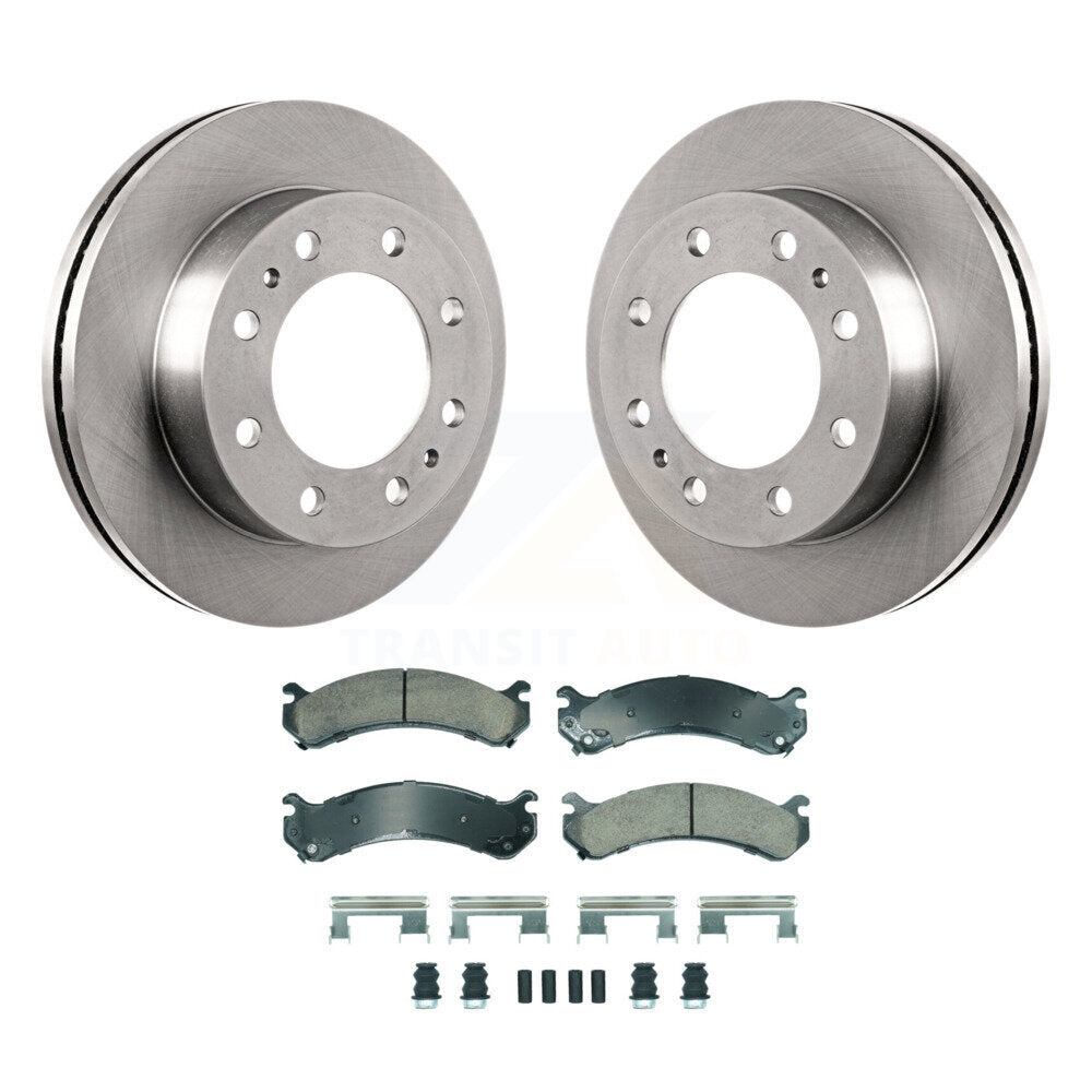 Transit Auto K8A-107229 Disc Brake Kit for 2001-2020 Chevrolet Express 3500, GMC Savana 3500, Chevrolet Express 4500 & more - Front product image