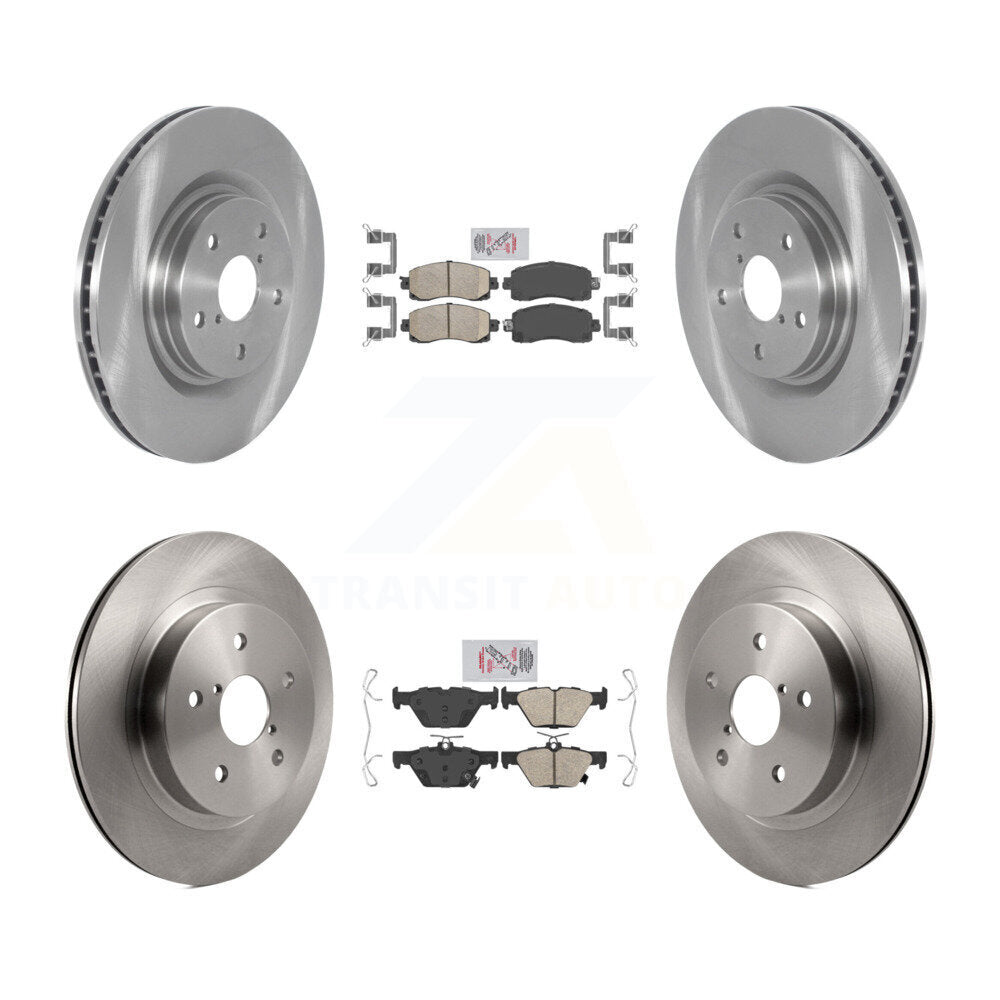 Transit Auto K8A-107237 Disc Brake Kit for 2020-2024 Subaru WRX, Subaru Legacy, Subaru Outback - Front and Rear product image