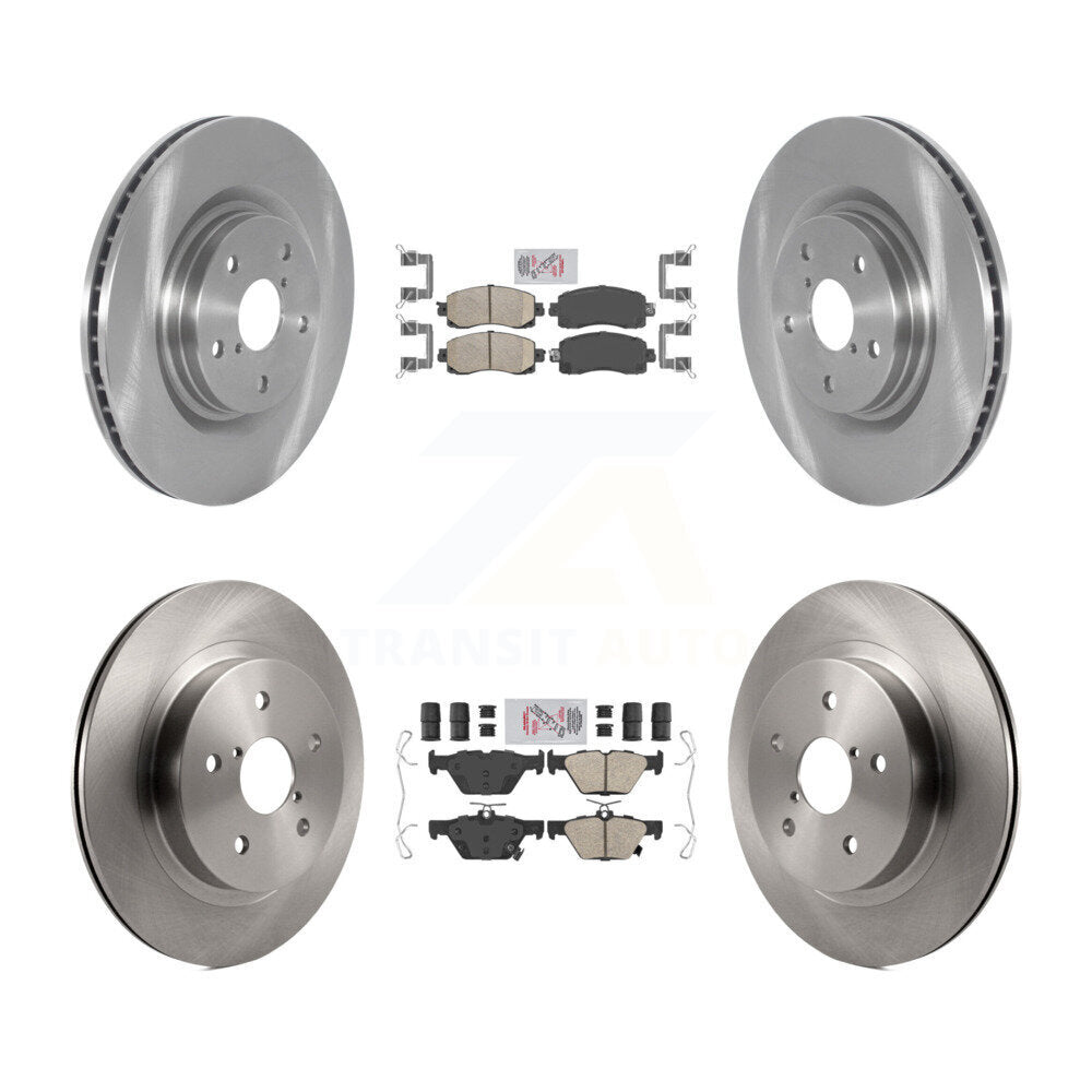 Transit Auto K8A-107238 Disc Brake Kit for 2020-2024 Subaru WRX, Subaru Legacy, Subaru Outback - Front and Rear product image