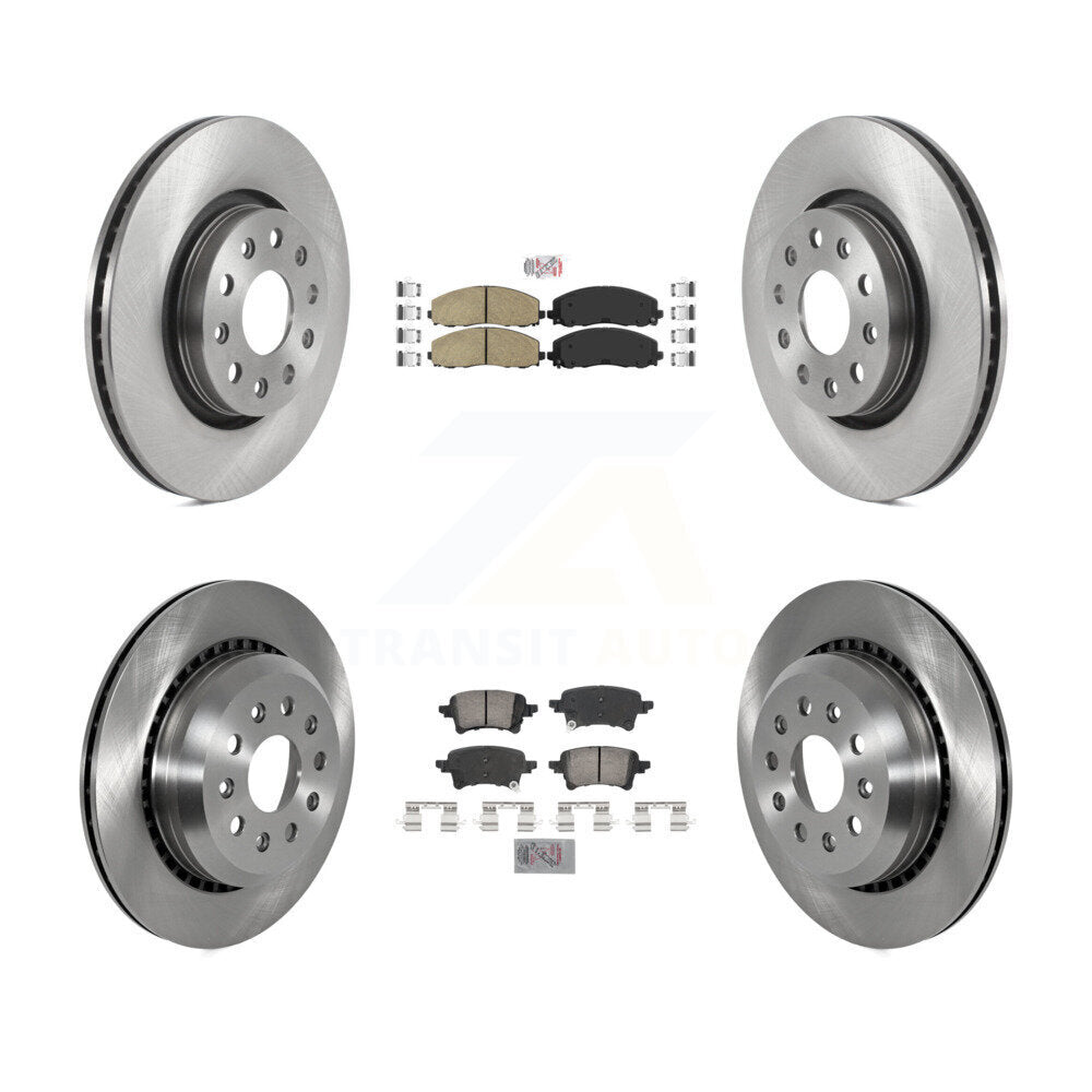 Transit Auto K8A-107263 Disc Brake Kit for 2020-2023 Jeep Gladiator - Front and Rear product image