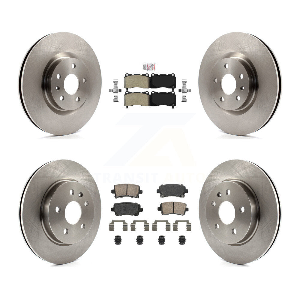Transit Auto K8A-107278 Disc Brake Kit for 2013-2019 Cadillac XTS - Front and Rear product image