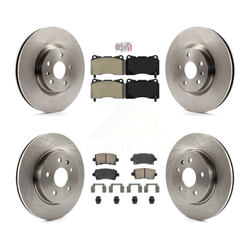Transit Auto K8A-107279 Disc Brake Kit for 2013-2019 Cadillac XTS - Front and Rear product image