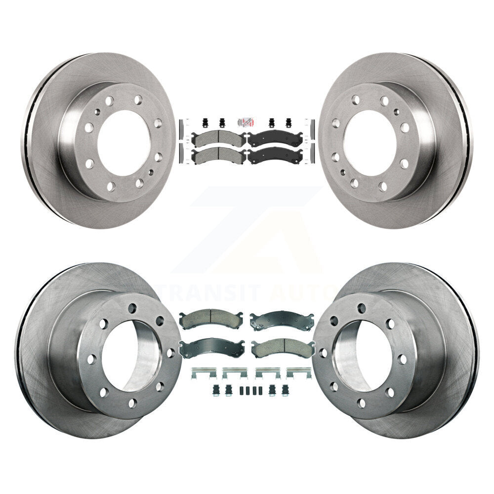 Transit Auto K8A-107318 Disc Brake Kit for 2001-2010 Chevrolet Silverado 3500 Classic, Chevrolet Silverado 3500 HD, GMC Sierra 3500 HD & more - Front and Rear product image