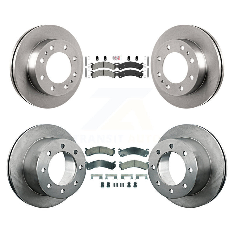 Transit Auto K8A-107318 Disc Brake Kit for 2001-2010 Chevrolet Silverado 3500 Classic, Chevrolet Silverado 3500 HD, GMC Sierra 3500 HD & more - Front and Rear product image