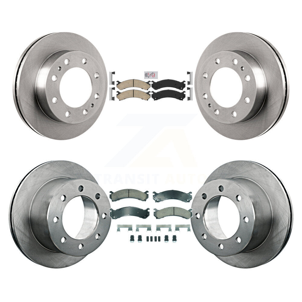 Transit Auto K8A-107319 Disc Brake Kit for 2001-2010 Chevrolet Silverado 3500 Classic, Chevrolet Silverado 3500 HD, GMC Sierra 3500 HD & more - Front and Rear product image