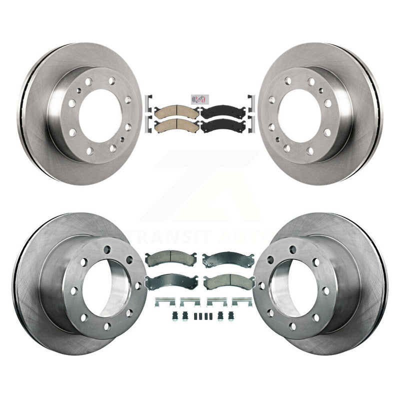 Transit Auto K8A-107319 Disc Brake Kit for 2001-2010 Chevrolet Silverado 3500 Classic, Chevrolet Silverado 3500 HD, GMC Sierra 3500 HD & more - Front and Rear product image
