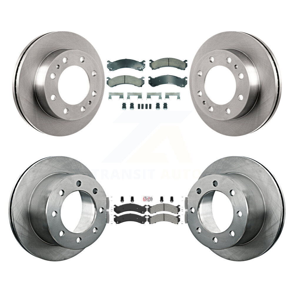 Transit Auto K8A-107320 Disc Brake Kit for 2001-2010 Chevrolet Silverado 3500 Classic, Chevrolet Silverado 3500 HD, GMC Sierra 3500 HD & more - Front and Rear product image