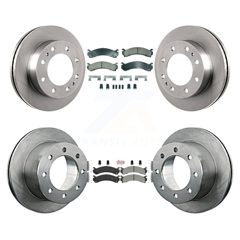 Transit Auto K8A-107320 Disc Brake Kit for 2001-2010 Chevrolet Silverado 3500 Classic, Chevrolet Silverado 3500 HD, GMC Sierra 3500 HD & more - Front and Rear product image