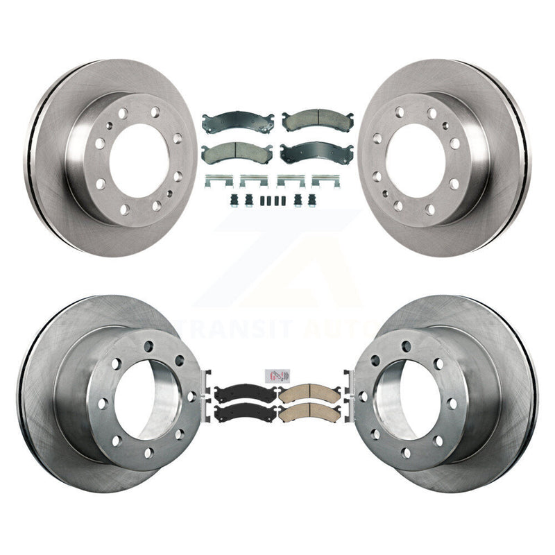 Transit Auto K8A-107321 Disc Brake Kit for 2001-2010 Chevrolet Silverado 3500 Classic, Chevrolet Silverado 3500 HD, GMC Sierra 3500 HD & more - Front and Rear product image