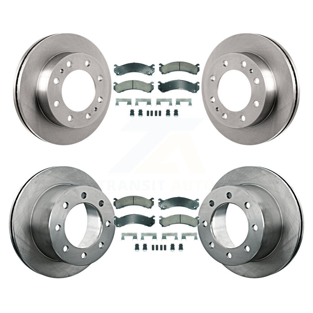 Transit Auto K8A-107322 Disc Brake Kit for 2001-2010 Chevrolet Silverado 3500 Classic, Chevrolet Silverado 3500 HD, GMC Sierra 3500 HD & more - Front and Rear product image