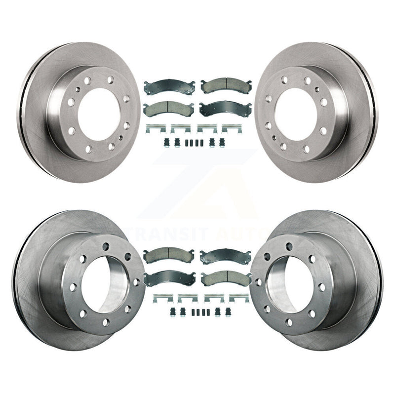 Transit Auto K8A-107322 Disc Brake Kit for 2001-2010 Chevrolet Silverado 3500 Classic, Chevrolet Silverado 3500 HD, GMC Sierra 3500 HD & more - Front and Rear product image