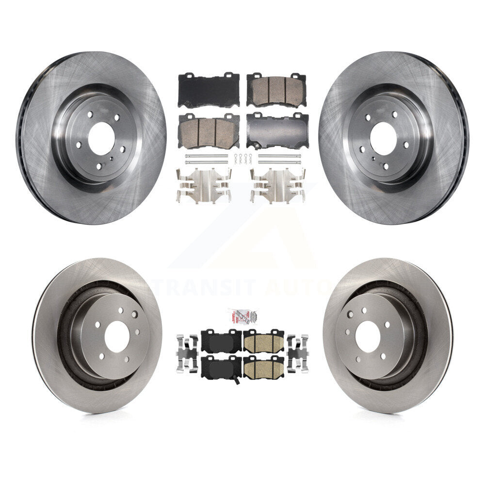 Transit Auto K8A-107333 Disc Brake Kit for 2009-2013 INFINITI G37 - Front and Rear product image