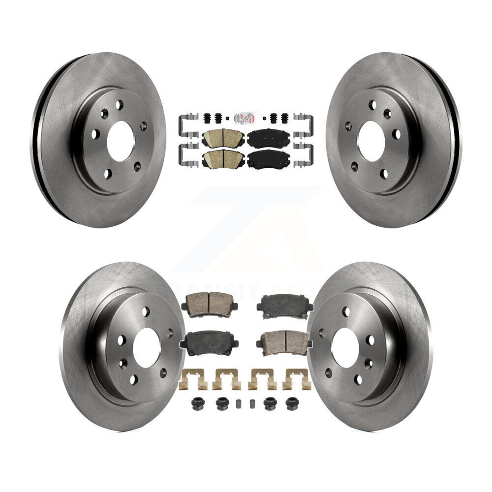 Transit Auto K8A-107337 Disc Brake Kit for 2013-2015 Chevrolet Malibu - Front and Rear product image
