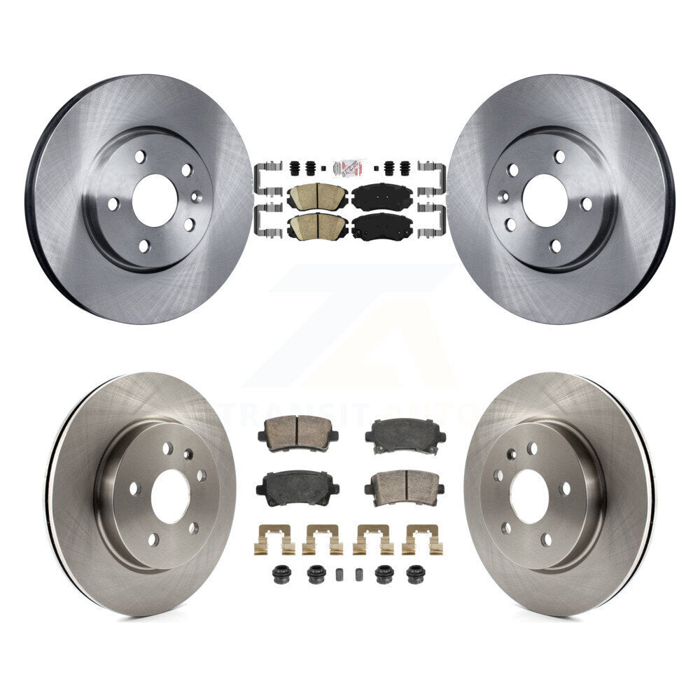 Transit Auto K8A-107341 Disc Brake Kit for 2010-2015 Chevrolet Malibu, Buick LaCrosse - Front and Rear product image