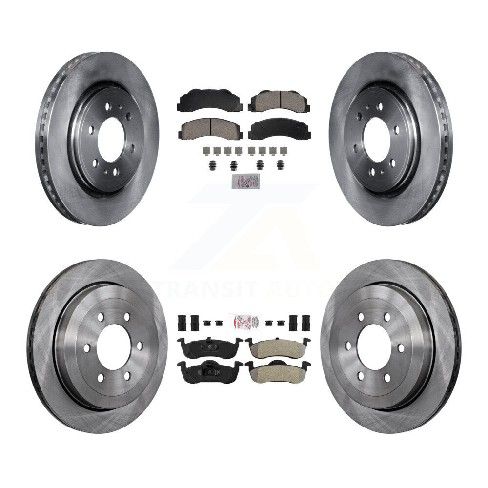 Transit Auto K8A-107390 Disc Brake Kit for 2010-2017 Ford Expedition, Lincoln Navigator - Front and Rear product image
