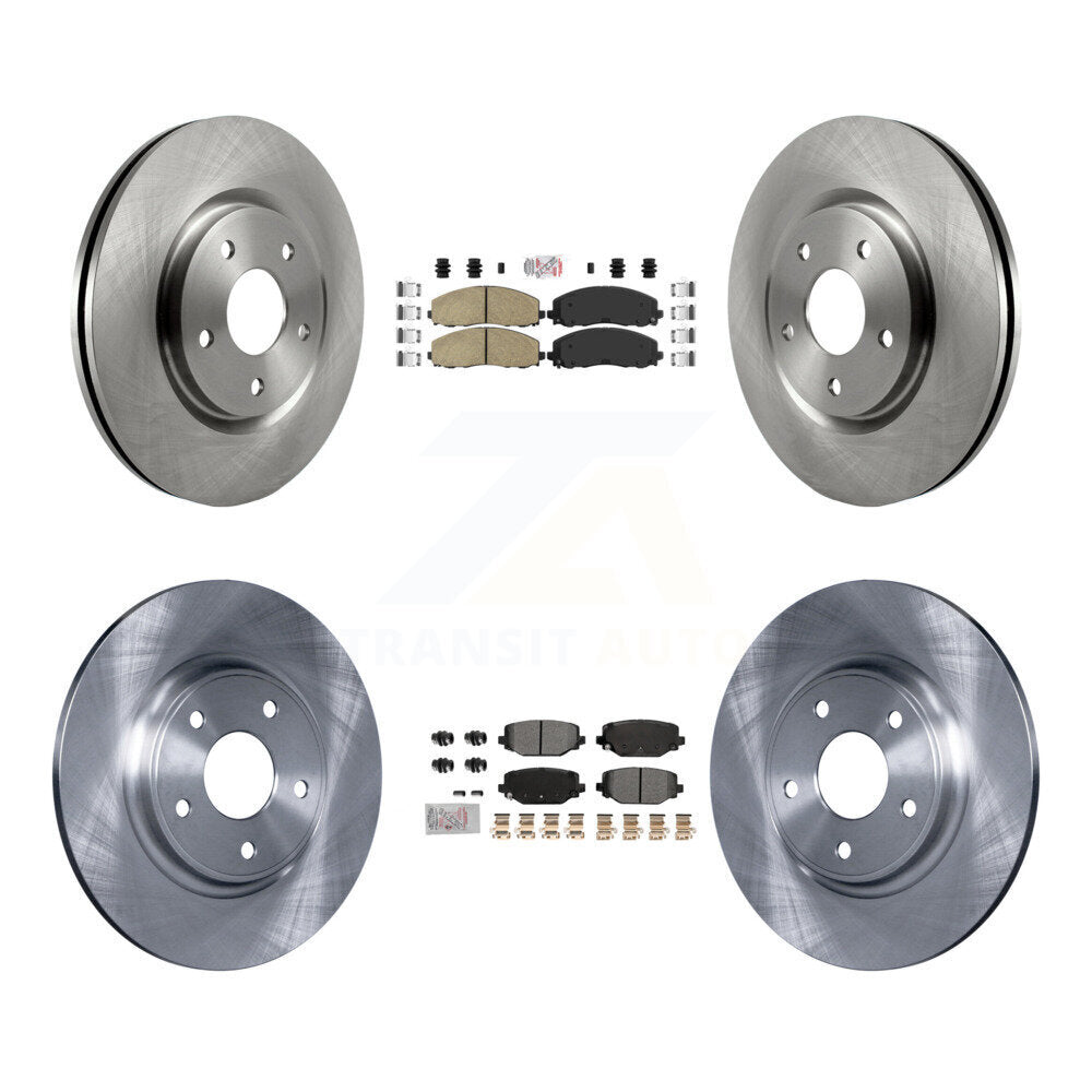 Transit Auto K8A-107410 Disc Brake Kit for 2012-2020 Dodge Grand Caravan, Dodge Journey, Chrysler Town & Country & more - Front and Rear product image